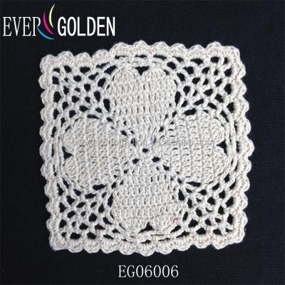 China Viable high quality products imported from China, coasters, catering accessories, cotton crochet products to sell well EG06006 for sale