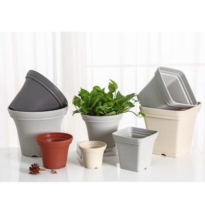 China 1.5l 3.6l 7l 13l modern sturdy square garden high quality home and garden pp plastic flower plant pot for sale