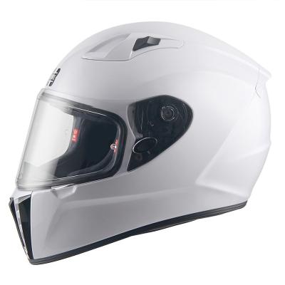 China Portable Hot Sale Safety Cheap Price With Double Sun Visor Full Face Motorcycle Helmet for sale