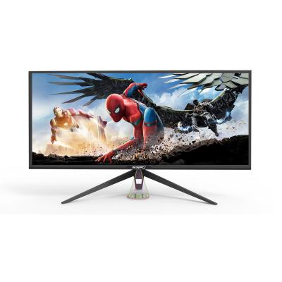 China Latest Design 34 Inch 4K IPS 3440x1440 Curved PC Gaming Curved Monitor 21:9 FreeSync Computer 100Hz for sale