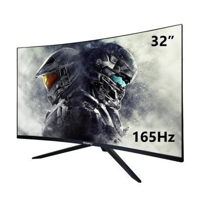 China 32 Inch 2K QHD 165hz Curved Frameless Fast Gaming Desktop Gaming Monitor 2ms Response Time LCD Monitors for sale