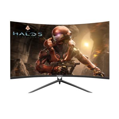 China Curved led monitor 32 inch QHD frameless curved monitor widescreen 144hz desktop monitor for sale