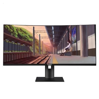 China IPS Curved Monitor 34 Inch 4K Gaming Monitor 60Hz 75Hz 100Hz 144Hz FreeSync Monitor Desktop PC for sale