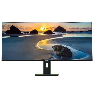 China 3840x2160 Resolution 21:9 Curved 144hz Curved Led Monitor 38 Inch 4k Gaming Monitor for sale