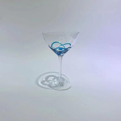 China Wholesale Handmade Large Stcked FAVOR Martini Stcked Glass Mug For Wedding And Other Celebrations for sale