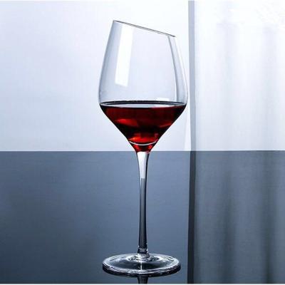 China Can Be Customized Excellent Reusable Single Wall Transparent Glass Wine Cup Top Tropical Blown Glass Sales Hand Glass for sale