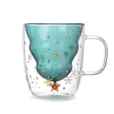 China 2021New Viable High Borosilicate Coffee Mug Heat Resistant Glass Mug Christmas Gifts For Glass for sale