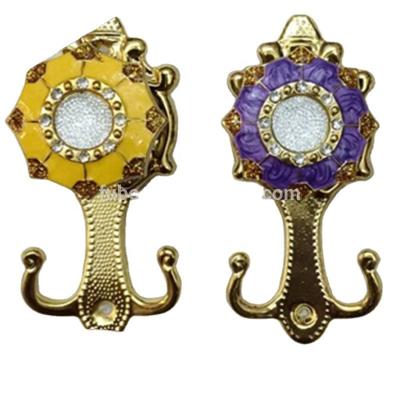 China Metal Gold Aluminum Alloy Drapery Holdback Tiebacks, Back Curtain Tie Back Holders for sale