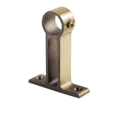 China Single Metal Window Metal Curtain Rod Bracket Curtain Ceiling Bracket for sale