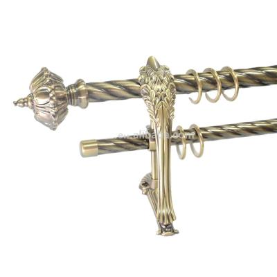 China Metal Fubosi Hot Selling Royal Curtain Rod Design for sale