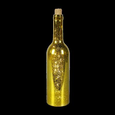 China Champagne Bottle Imitation LED Bottle Wine Wire Party Decoration Micro Plated Indoor Christmas Light Indoor Battery Operated for sale