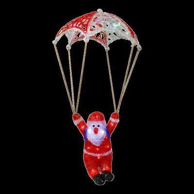 China Outdoor Decoration NEW STAR LIGHTING Acrylic Sky Parachute Backpack Old Man Outdoor Christmas Light for sale