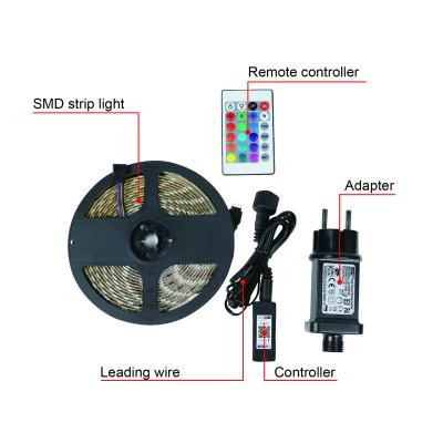 China Wholesale Modern Waterproof 24keys SMD 5050 RGB Controller Remote APP Led Strip Light SMD Light for sale