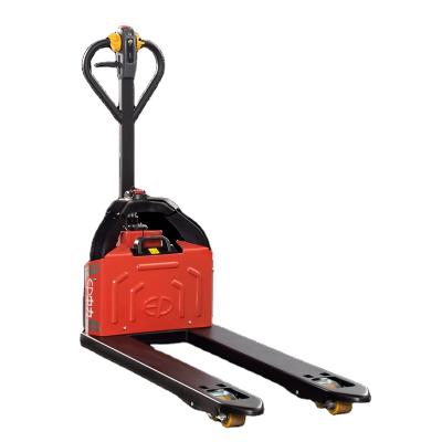 China Electric Pallet Truck 1500kgs Steel Powered Pallet Jack 1.5 Ton Heavy Duty Nylon Tires for sale