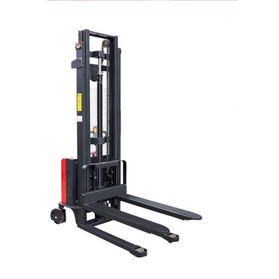 China Building Material Stores Electronic Scales Reach 45 Ton Electric Forklift Hydraulic Stacker for sale