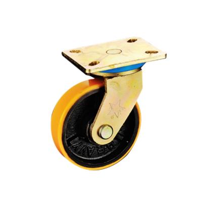 China Caster Lowest Resistance Casters Wheel Heavy Duty Cast Iron Trolley Caster Wheel for sale