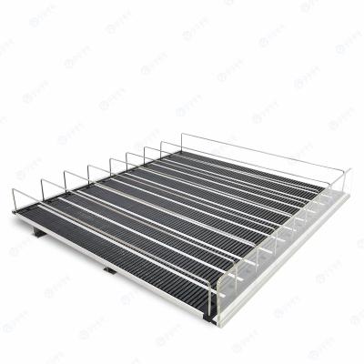 China Maintain a good-looking shelf with less need for maintenance Hot sale Adjustable Width Highly competitive prices Auto-fronted Roller Sliding Shelves for sale