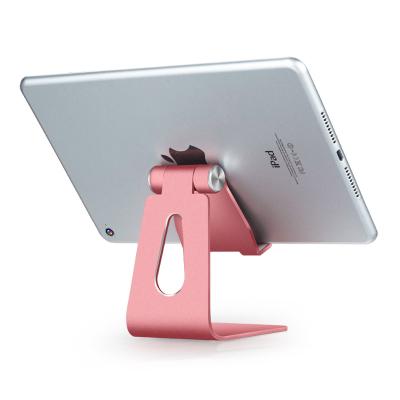 China Firm Processing Process Aluminum Alloy Tablet Stand (Height) Adjustable Adjustable Desk Phone Holder CNC Processing for sale