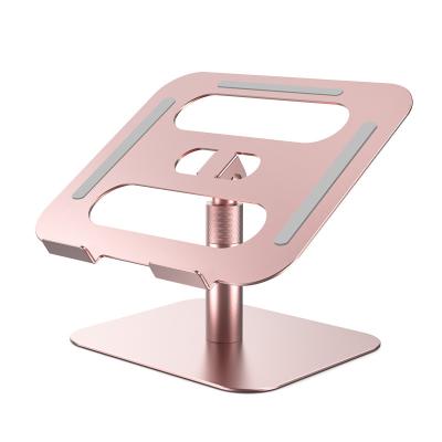 China Ergonomic Adjustable Table Top Tablet Holder Aluminum Ergonomic Laptop Stand (Height) for sale