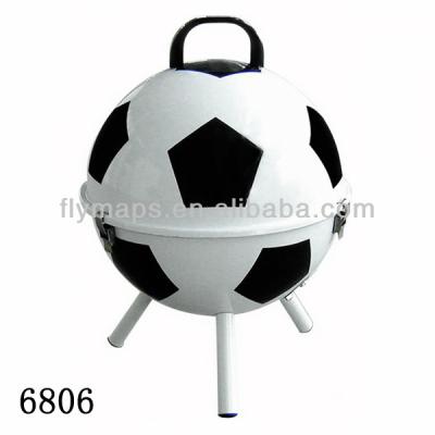 China Easily Assembled Soccer Ball Shaped Charcoal Barbecue Grill , BBQ Grill / Stove / Braai / Soccer Shaped Oven / Fire Pit OEM Accepted for sale