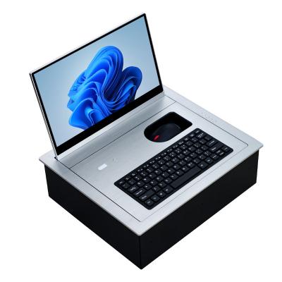 China Desktop Terminal Flip Flop Computer 240V Verborgen Lift LCD Flip Flops Te koop