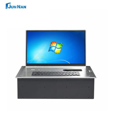 China Conference Paperless Intelligent Flip Flop Pc Lifting LCD Screen Flip Flop Computer For Desk for sale