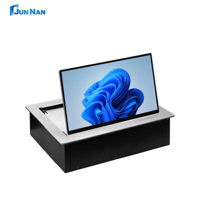 China Conference table LCD screen electric flipper paperless meeting system for sale