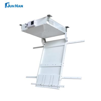 China Automatic TV Flipper Motorized Electric Fold Down Ceiling Tv Wall Mount Hanger For Living Room for sale