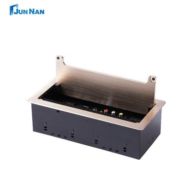 China Desktop Recessed Power Extention Desk Socket Office Table With Power Socket 250V for sale