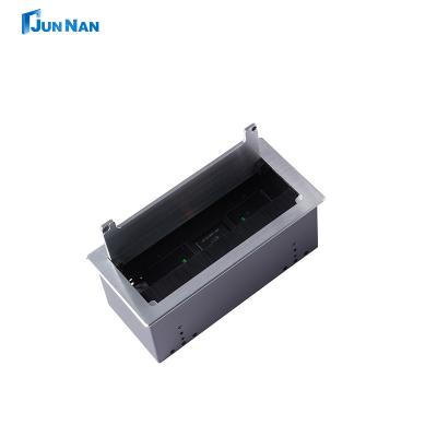 China Office Hidden Desktop Smart Power Electric Socket Office Table With Power Socket for sale