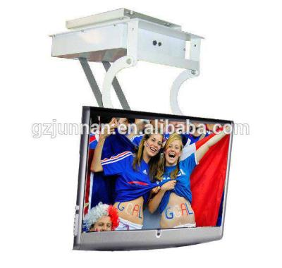 China Portable Tv Mount Stand Ceiling Tv Automatic Flip Electric Height Adjustable Tv Stand Ceiling Mount Tv Bracket Swivel for sale