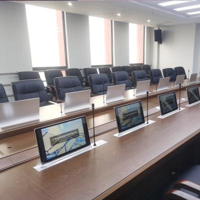 China Paperless Conference System Ultrathin LCD Monitoring Lift with and Aluminum Alloy Material for sale