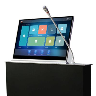 Chine Paperless Computer Conference System Electric Pop-up Paperless Meeting System Retractable Monitor Lift à vendre