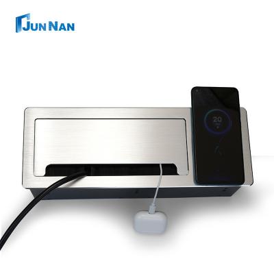 China 175 Flip Socket Recessed Power Strip With Multi-Function Table Socket For Executive Office Furniture for sale