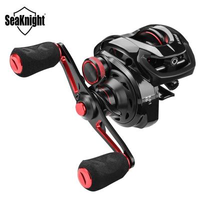 China 7.0:1 8.0:1 18LB 190g Series SLARDAR Brand SeaKnight Brass Gear Baitcasting Fishing Reel Carbon Circuit Magnetic Drag Reel Carbon Fiber Straight for sale