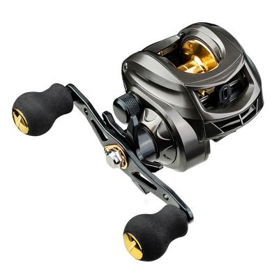 China NEWMAJOR LEFT HAND 7.2:1 Fishing Reel 12 Spool Magnetic Brake High Speed ​​Fishing Reels 10KG Max Drag Metal Spool BaitCasting for sale