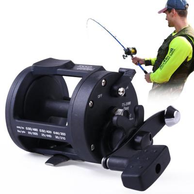 China NEWMAJOR 3000L-4000L Saltwater Fishing Reel 3000L-4000L Straight Fishing Reel Saltwater Black Trolling Reels For Sea Fishing for sale