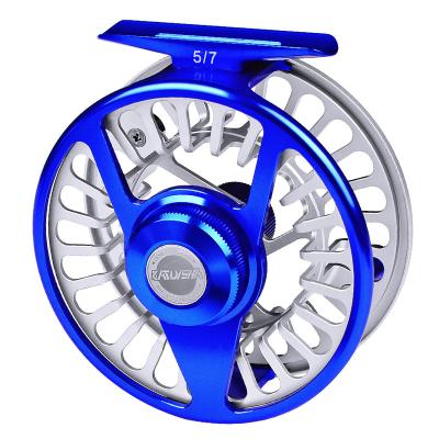 China Newmajor 3+1 BB Fly Fishing Straight Wheel 5/7 7/9 9/10 WEIGHT Fly Fishing Reel CNC Machine Cut Die Casting Aluminum Large Fly Reel axis pressure for sale