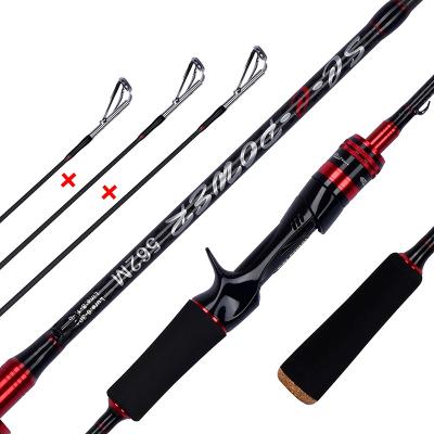 China Carbon SHAFT 1.68m-2.4m Action M/L/MH Cast Spinning Lure Fishing Rod Carbon 2 Sections 30T 1/2/3 TIP Baits Weight 4-35g For Fishing sin for sale