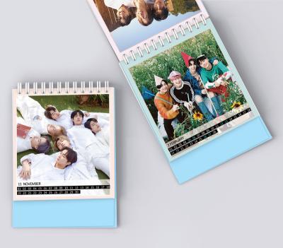 China Europe 2022 Calendar Wholesale Kpop Enhypen Desktop Calander Table for sale