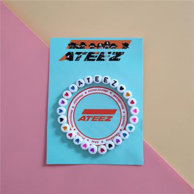 China The Other Kpop Ateez Ainty Wholesale Acrylic Wristband for sale