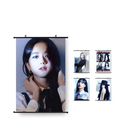 China The Other Wholesale KPOP Blackpink The Album Lovesi Girl Concept Photo Tapestry Poster Hanging Pictures for sale