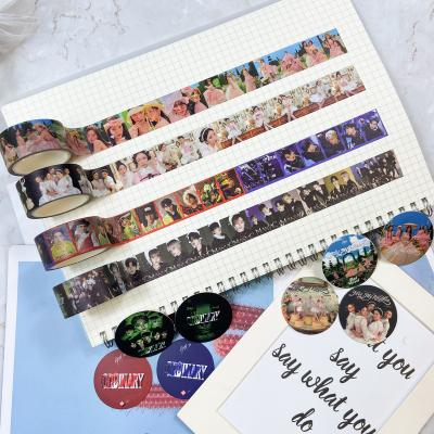 China Kpop Idol Self Adhesive Wholesale Stray Kids ODDINARY Sticker Washi Tape for sale