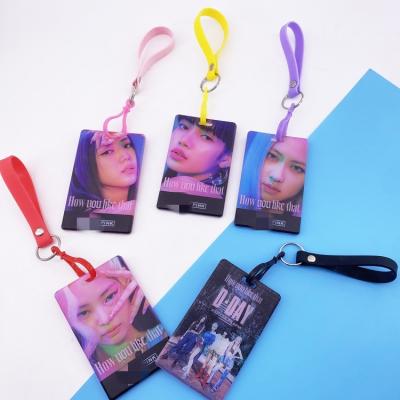 China Europe Kpop Blackpink HOW YOU LIKE THIS Plastic PVC ID Card Holder for sale