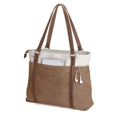 China Tote Bag Cotton Canvas Plain Eco-friendly Tote Bag Cotton Canvas Ladies Bags Handbag with High Capacity for sale