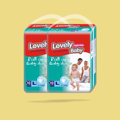 China China Manufacturer Super Lovely Brand Baby Diaper Pants Baby Printed Disposable Diaper for sale