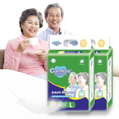 China Printed Manufacturers Wholesale Soft Disposable Biodegradable ABDL Printed Adult Diaper For Adult Care for sale