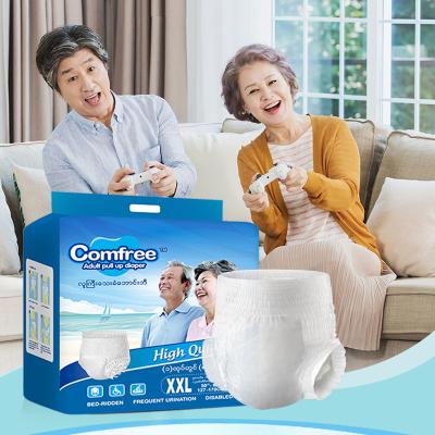 China Printed Disposable Adult Diaper Pants Manufacturer For Elderly Free Sample Hospital Older Cheap Senior for sale