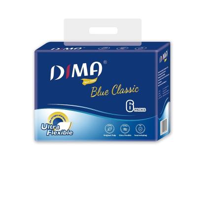 China FREE SAMPLE Dima Brand Tissue Paper Facial Soft Comfy Antibacterial No Chemical Unbleached Eco-Friendly Tissue Paper for Comfortable and Breathable Soft for sale