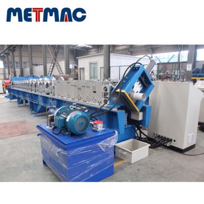 China Colorful Steel Water Downspout Gutter / Rain Coating Rain Liner /Drain Pipe Roll Forming Machine for sale